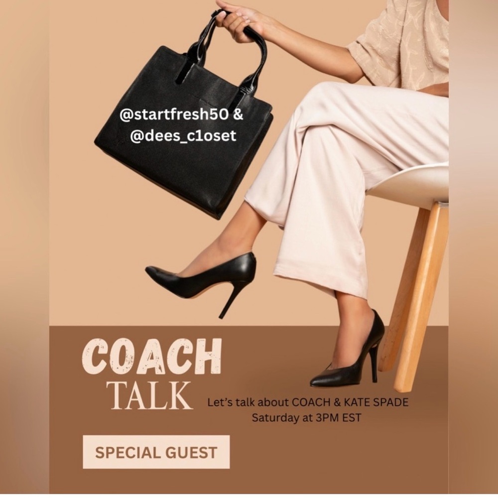 12/13 AT 3:00 PM EST COACH TALK

Vintage Coach 💼 👜……..and history!! - Picture 2 of 16